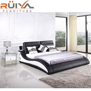 Hotel Bedroom Set <strong>Low</strong> Back Wood Queen Size <strong>Double</strong> <strong>Bed</strong>,loft <strong>Bed</strong> Queen Size - Product Image 5
