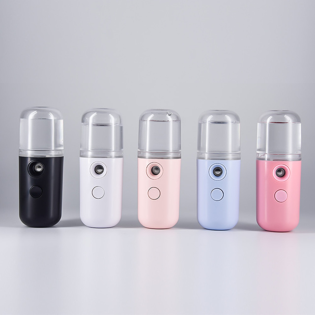 USB Rechargeable Handy Skin Care Machine 30 ml Portable Mini Face Humidifier Nano Facial Mister for Face Hydrating