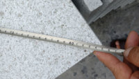 Carreaux de sol en granit 60x60 extérieur blanc perlé solaire blanc durable pour une utilisation en extérieur