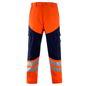 <strong>Safety</strong> Hi Viz Work <strong>Pants</strong> with Reflective Strips Traffic Roadway Winter <strong>Waterproof</strong> Workwear <strong>Pants</strong> Trousers - Product Image 2