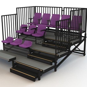 Tribune modulaire démontable en métal JY-715, gradins temporaires extérieurs, sièges de stade - Product Image 1