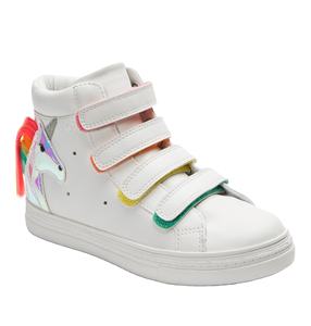 Scarpe <span class=keywords><strong>Alte</strong></span> Luminose Unicorno Bianco per Bambini <span class=keywords><strong>Sneakers</strong></span> Personalizzate per Ragazze Grandi Zapatillas De Ninos - Product Image 2