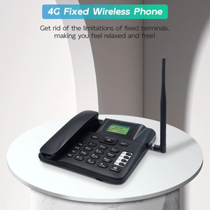 <span class=keywords><strong>Téléphone</strong></span> <span class=keywords><strong>fixe</strong></span> sans fil GSM de bureau JIMI personnalisable OEM/ODM pour hôtels – Fournisseur chinois - Product Image 2