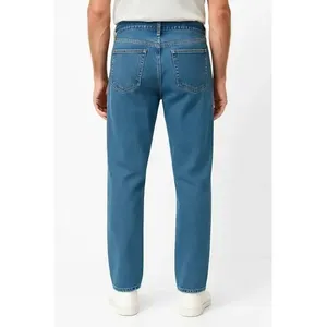 Jeans Denim da Uomo Adrenaline a Gamba Dritta, Mezzo Gancio, Vita Media, 5 Tasche, Tessuto Traspirante Elasticizzato - Product Image 4