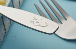 Ensemble de couverts pour enfants de haute qualité, mignon, 3 pièces, en acier inoxydable, cuillère, fourchette, <span class=keywords><strong>couteau</strong></span>, couverts pour bébés, couverts pour enfants - Product Image 3