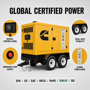 เครื่องกำเนิดไฟฟ้าดีเซล 30kva 50kva 80kva 100kva 150kva 200kva ส่งออกไปยังสหรัฐอเมริกา พร้อมใบรับรอง EPA เครื่องยนต์ PERKINS ของแท้จากสหราชอาณาจักร คัมมินส์ เว่ยชัย - Product Image 5