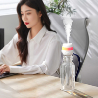 Mini humidificateur de voyage facile à transporter Nano Cool Mist Humidifier Humidificateur d'eau portable avec veilleuse