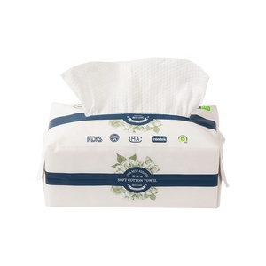 Toalla de algodón desechable de alta calidad, rollo de tejido promocional para uso Facial, moneda, agua, paño Facial desechable - Product Image 4