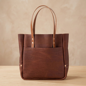 Sac à main décontracté pour femme de style traditionnel BS INTERNATIONAL, avec fermeture éclair, bandoulière, élégant, léger, en cuir véritable - Product Image 1