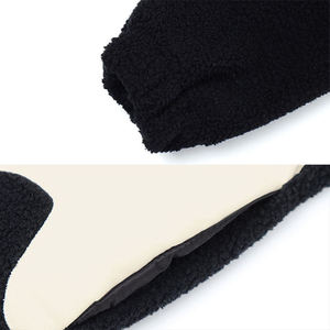 Vêtements d'extérieur d'hiver à fermeture éclair sur mesure Vêtements d'extérieur avec logo personnalisé pour hommes Veste <span class=keywords><strong>polaire</strong></span> Sherpa chaude en <span class=keywords><strong>polaire</strong></span> - Product Image 6