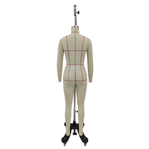 <span class=keywords><strong>Mannequin</strong></span> de <span class=keywords><strong>couture</strong></span> femme en fibre de verre, taille 4, pour présentation de vêtements e-commerce transfrontalier, avec jambe pour drapage et modélisation - Product Image 6