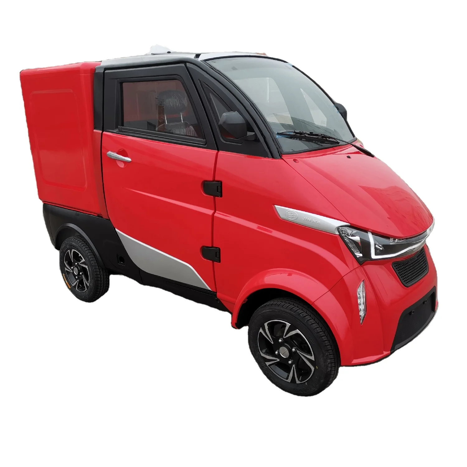 2021 new arrived EEC approval electric four wheeler mini cargo van car for takeaway food delivery
