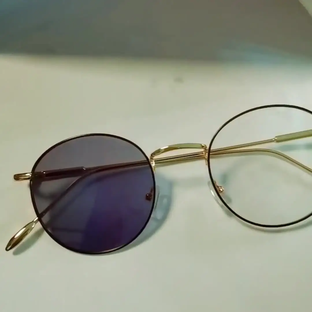 Новые мужские ретро очки в металлической оправе женские модные фотохромные очки с защитой от синего света