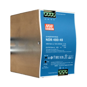 แหล่งจ่ายไฟแบบราง DIN รุ่นใหม่ NDR-480-48 48V 10A สำหรับงานอุตสาหกรรม - Product Image 1