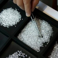 Diamantes Sueltos Cultivados en Laboratorio, Certificados por IGI, CVD HPHT VVS VS, Corte Brillante Redondo, Proveedor Mayorista para Joyería, 3mm 0.8-4mm