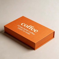 Boîte cadeau magnétique haut de gamme personnalisée avec couvercle rembourré, logo estampé à chaud, emballage rigide recyclable pour compléments de ginseng et café