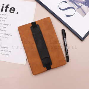 Portapenne in pelle elastica custodia per taccuino penne per penne - Product Image 6