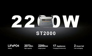 เครื่องกำเนิดไฟฟ้าแบบพกพาขนาดใหญ่ ความจุ 3840Wh กำลังไฟ 3600W 3300W พร้อมแบตเตอรี่เสริม - Product Image 5