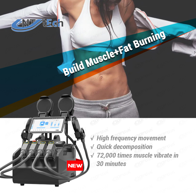 Portable 13 tesla Neo 4 Handles Ems Machine Ems Rf Muscle Stimulator Body Sculpting Machine