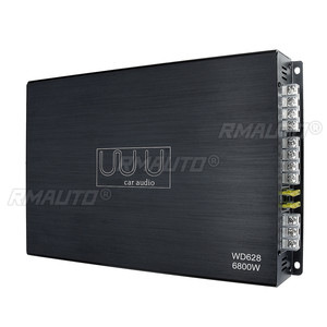 Amplificadores de Potencia de Alta Fidelidad de 6800 W, 4 Canales, Amplificador para Automóvil, Altavoz Estéreo con Bajos, DC 12 V, Amplificadores de Audio para Automóvil y Hogar, Subwoofer - Product Image 4