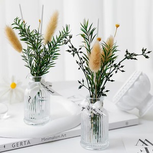 Difusor de Aromas Rústico <span class=keywords><strong>Serie</strong></span> Romana, Soluble en Agua, Hierba de Pampas Seca Nórdica, Aromaterapia sin Llama, Botella de Vidrio, Decoración del Hogar, Regalo - Product Image 2