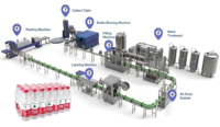 Fabricante de Líneas de Producción Automáticas para Llenado de Agua Embotellada, Máquina Embotelladora de Agua Potable en Botellas PET