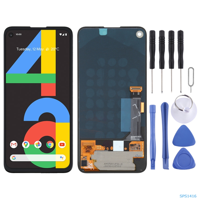 Original OLED for Google Pixel 4A LCD Screen Display+Touch Panel Digitizer Screen for 6.2" Google Pixel 4A 5G