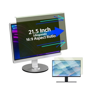 Protecteur d'écran de confidentialité en verre trempé amovible de 21.5 <span class=keywords><strong>pouces</strong></span> pour ordinateurs HP/Dell/Acer/Samsung/<span class=keywords><strong>Asus</strong></span>/Lenovo - Product Image 1