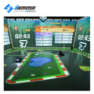 Jeux de voiture immersifs <span class=keywords><strong>Mario</strong></span> <span class=keywords><strong>Kart</strong></span> Simulateur de course Réalité virtuelle Projecteur interactif Jeu Go <span class=keywords><strong>Kart</strong></span> Racing Circle Bumper Cars - Product Image 4