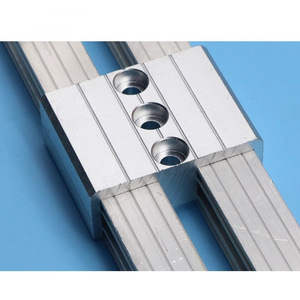 Aluminum Strip Pressure <b>Block</b> JE40C060 Single Double Groove M5 Toothed Robot Fixing <b>Block</b> U <b>Shaped</b> Connector - Product Image 5