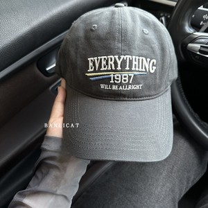 Off White Baseball Cap Embroidered Everything 1987 Unisex Cotton Canvas Duckbill <b>Hat</b> - Product Image 3