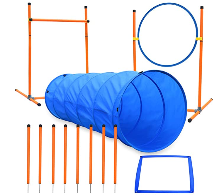 Собака аджилити оборудования набор препятствий для тренировки ловкости стартовый набор для собак и домашних животных подвижных игр на свежем воздухе