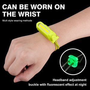 Lampe frontale portable multifonctionnelle pour enfants, 12 <span class=keywords><strong>LED</strong></span> COB, faisceau large, lumière rotative à 360°, rechargeable par USB-C, pour le camping et la pêche - Product Image 4