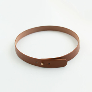 Sombrero de cuero minimalista de estilo japonés y coreano, sombrero informal de viaje, sombrero de vaquero, sombrero de jazz, sombrero con cordón, versátil para hombres y mujeres - Product Image 4