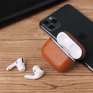 Nouveau casque sans fil en cuir PU accessoires antichoc étui de protection pour <span class=keywords><strong>Airpod</strong></span> <span class=keywords><strong>Pro</strong></span> <span class=keywords><strong>3</strong></span> - Product Image 5