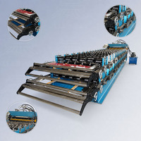 Machine automatique à double couche pour tôles métalliques Lian Nai, ligne de production de profilage de tôles en acier galvanisé
