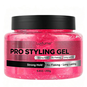 Gel Coiffant Luxfume à Tenue Extrême Marque Blanche, Longue Durée, Sans Résidus, Sans Alcool, Pour Tous Types de <span class=keywords><strong>Cheveux</strong></span>, Sans Accumulation - Product Image 1