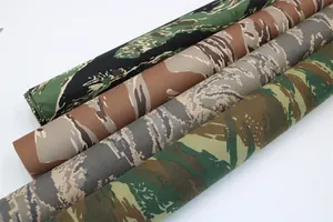 NC Tiger Stripes Stripe Nylon Cotton Fabric Camo Printed Tactical Uniform Fabric