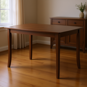 Tavolo da Pranzo Rettangolare Inglewood in Noce per 4 Persone, Design Tradizionale, Gambe in Legno Stabili, Arredamento Moderno per la Casa - Product Image 2