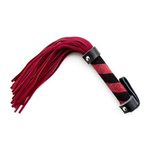 BDSM Bondage Real หนังนิ่มหนัง Flogger Bull แส้สำหรับผู้ใหญ่เล่น - Product Image 2