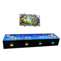 Console de jeu avec support d'accepteur de billets personnalisable, 4 joueurs, console de jeu fish