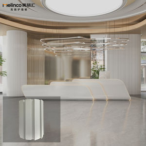 Panel de Pared de PVC con Rejilla Giratoria, Diseño Moderno, Impermeable, para Uso Doméstico, Decoración de Pilar Interior, Fácil Instalación, Precio de Fábrica - Product Image 6