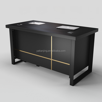 Bureau de travail moderne convertible en panneaux MDF, réglable en hauteur avec double moteur, anti-collision, pour usage domestique