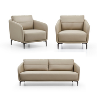 Mobilier moderne contemporain commercial de luxe personnalisé Mobilier en cuir Bureau blanc Canapé pour bureau de direction