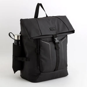 กระเป๋าเป้หนัง PU กันน้ำแบบม้วนปิดปากกระเป๋า ขนาดใหญ่ เหมาะสำหรับชีวิตในเมือง - Product Image 2