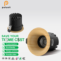 Spot LED encastré en aluminium 75MM 12W découpé Log Color Ra>97 Spot Light Vintage Style Indoor Downlight avec garantie de 10 ans