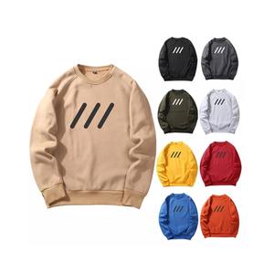 Sweat-shirt à col rond surdimensionné 100% coton personnalisé et sweat-shirt à épaules tombantes pour femme pull à manches longues décontracté haut coupe ample - Product Image 5