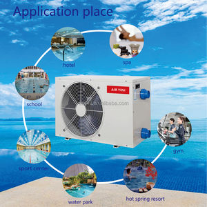 T3プールDCインバータヒートポンプR32ガスプール空気から給湯器PVCチタン熱交換器Panasoncコンプレッサーを使用 - Product Image 2