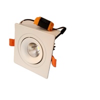 Mini spot LED carré encastré 12W COB pour plafond