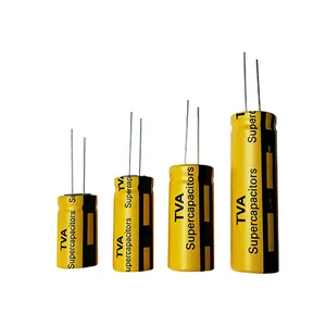 Supercondensador de doble capa, TVA1860-3R0107-R eléctrica, 3V, 100f, alimentación de respaldo, supercondensadores